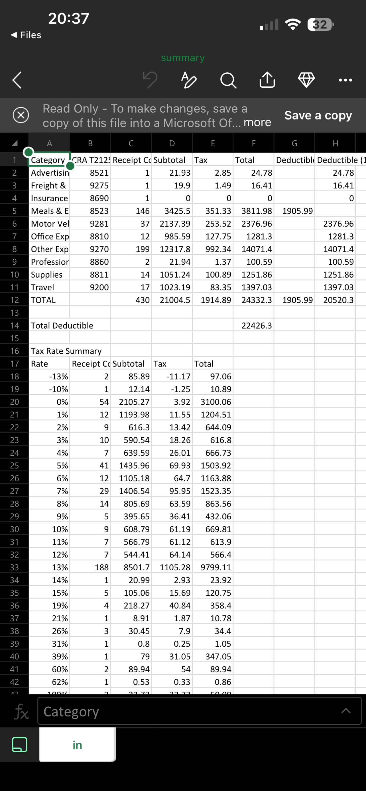 Tax Table